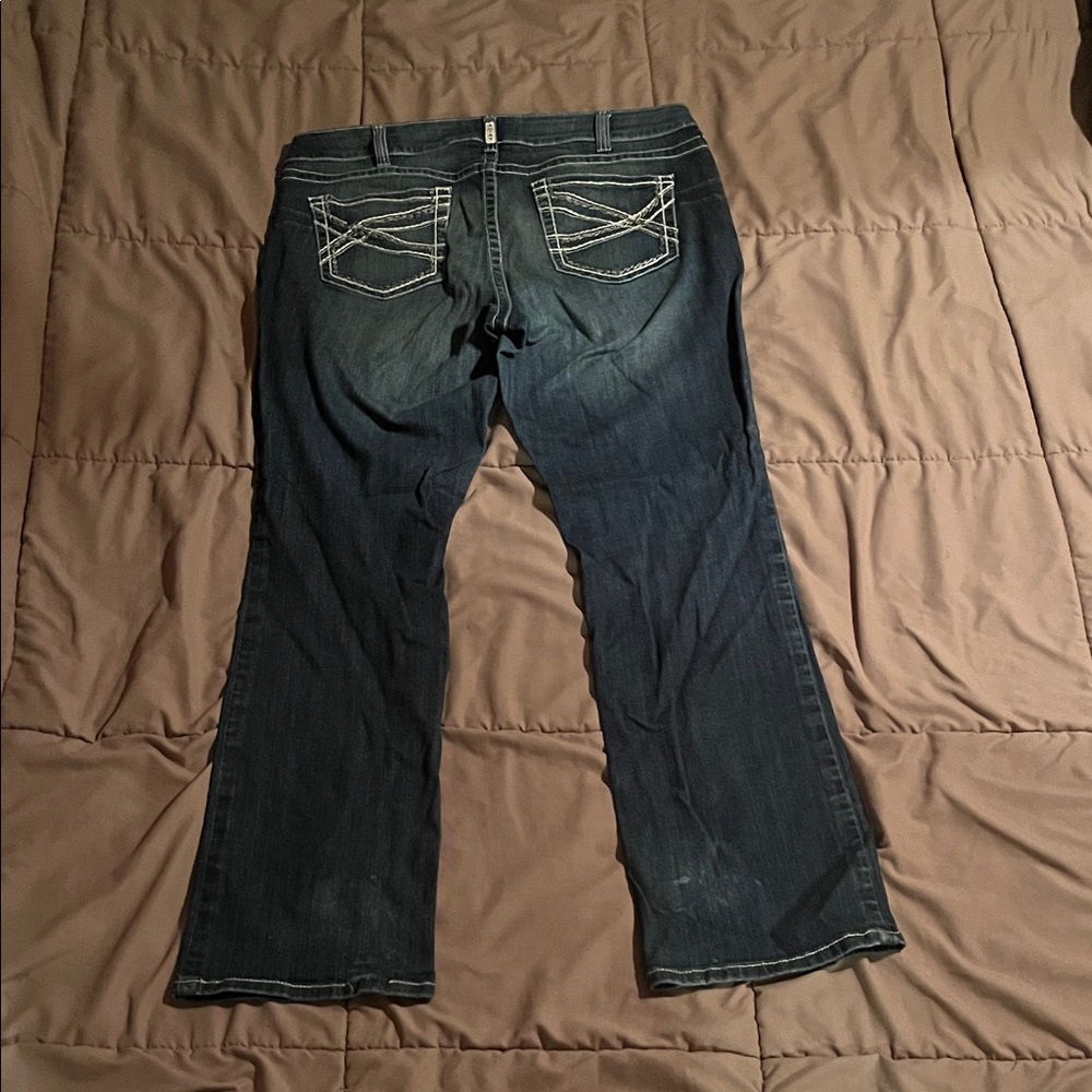 Ariat Women's Dark Blue Boot Cut Jeans